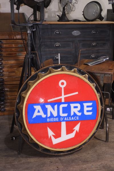 enseigne de bistrot biere Ancre