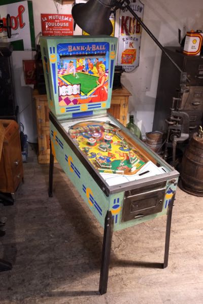 flipper gottlieb bank a ball ancien