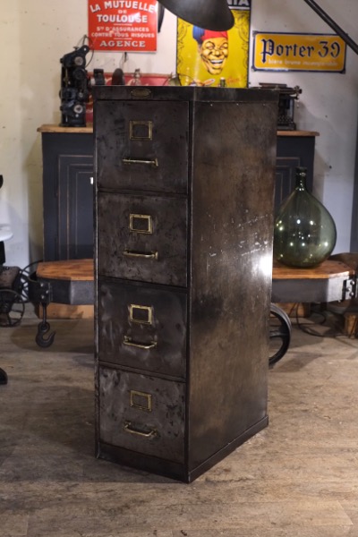 meuble strafor ancien 1930 laiton