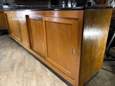 vieux meuble de metier ancien long 3 metres en enfilade