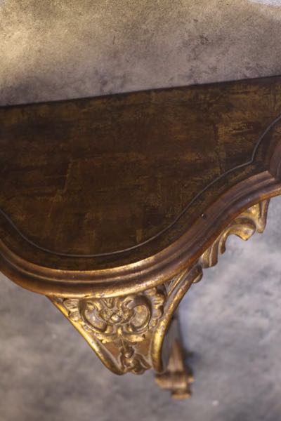 etagere en bois dore murale louis XV petit prix