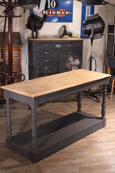 meuble de metier ancienne table de drapier antiquites